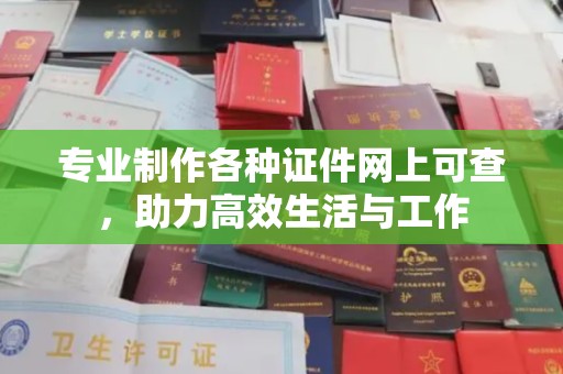 乾安专业制作各种证件网上可查，助力高效生活与工作